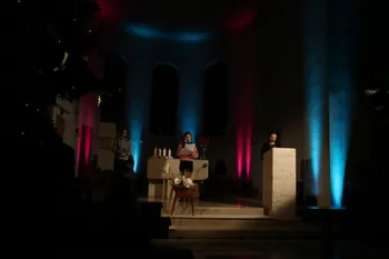 Lesung am Podium